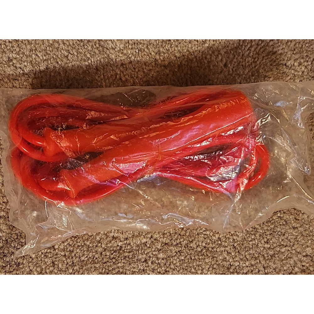 Red Heavy Duty Jump Rope Weighted Fitness Cardio Workout Rope